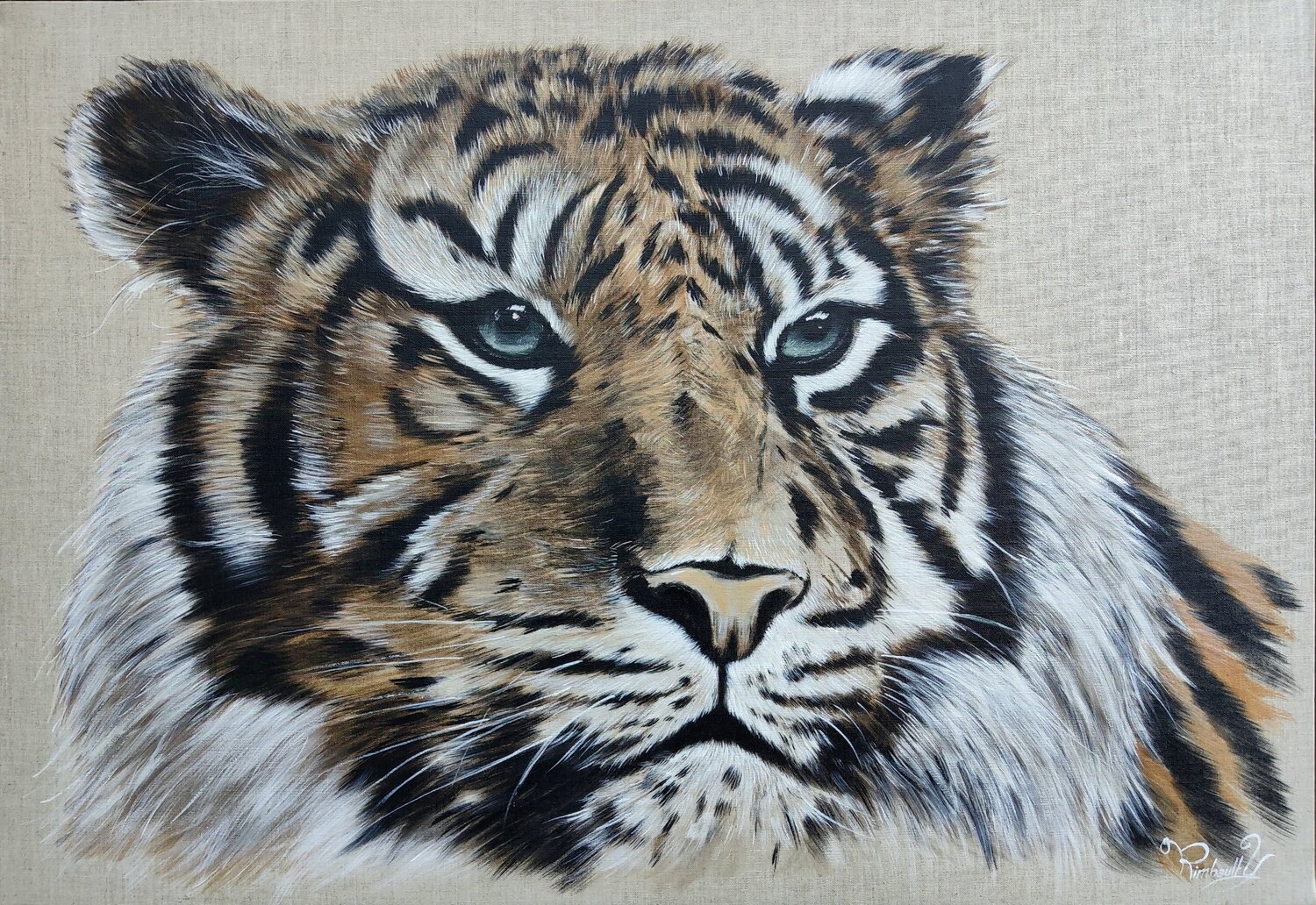 Contemplation Yoan RIMBAULT Original painting for sale