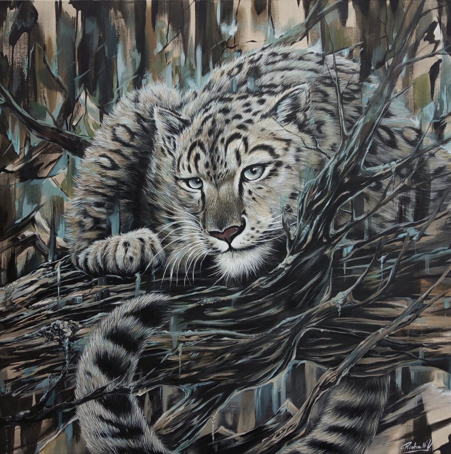 Protection Yoan RIMBAULT Original painting for sale