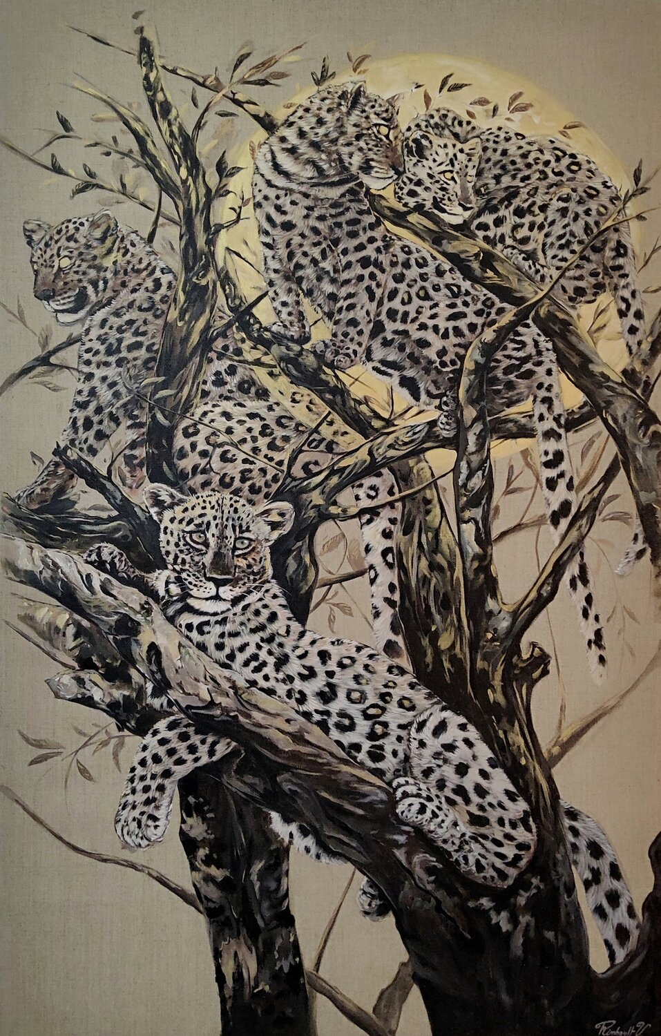 Récréation Yoan RIMBAULT Original painting for sale