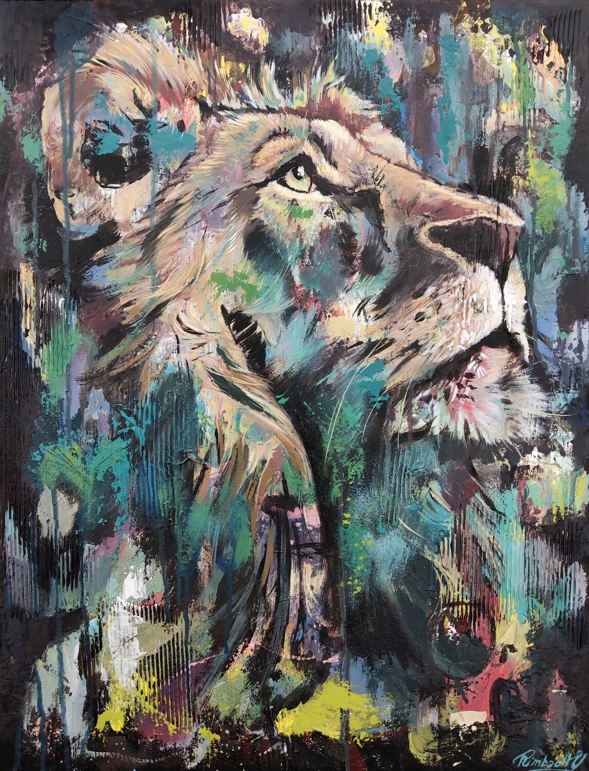 Ascension Yoan RIMBAULT Original painting for sale