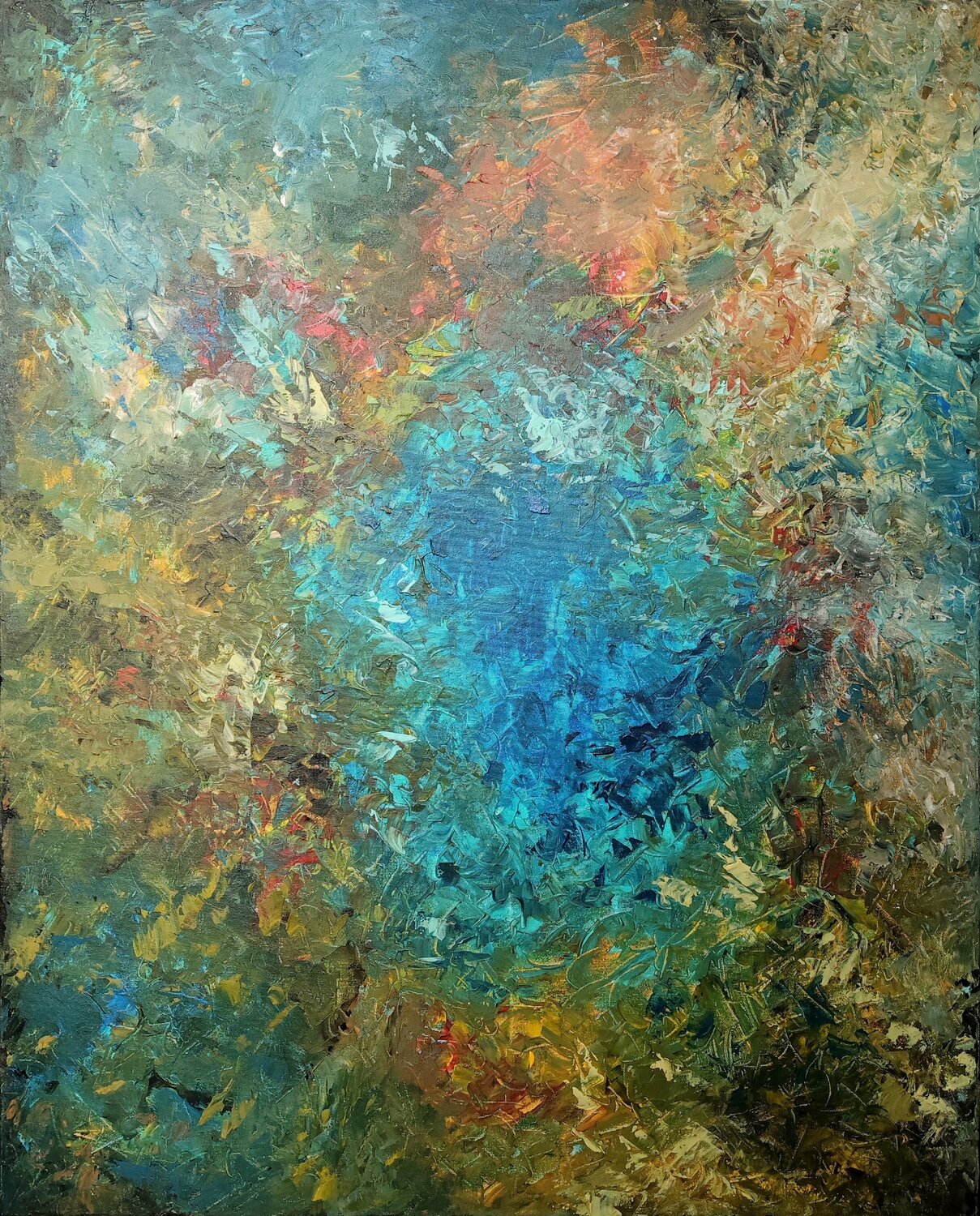 Empreintes du ciel Yoan RIMBAULT Original painting for sale