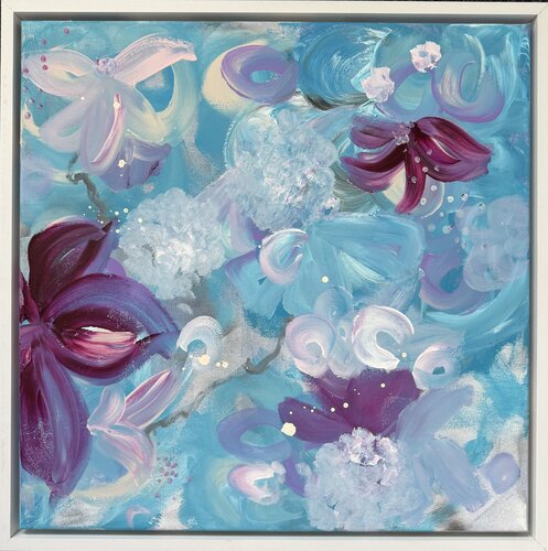 Azure Florals 3 256 by Monika Starke, Painting for Sale on Select