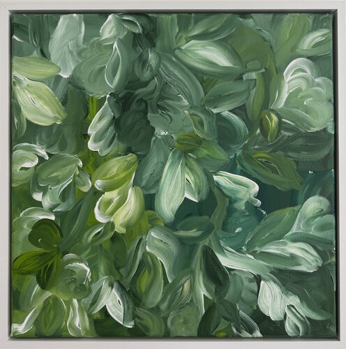 Green Leaves Whisper 1 by Monika Starke, Painting for Sale on Select