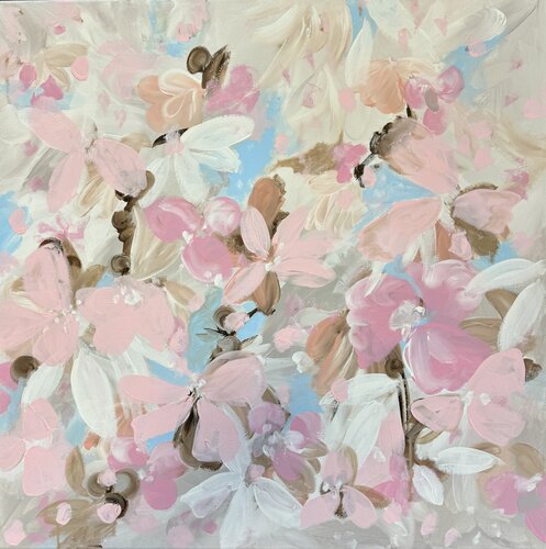 Pastel Petal Breeze 2510 by Monika Starke, Painting for Sale on Select