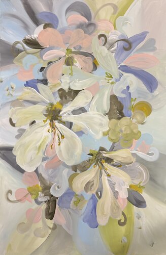 Blooming Pastel Harmony by Monika Starke, Painting for Sale on Select
