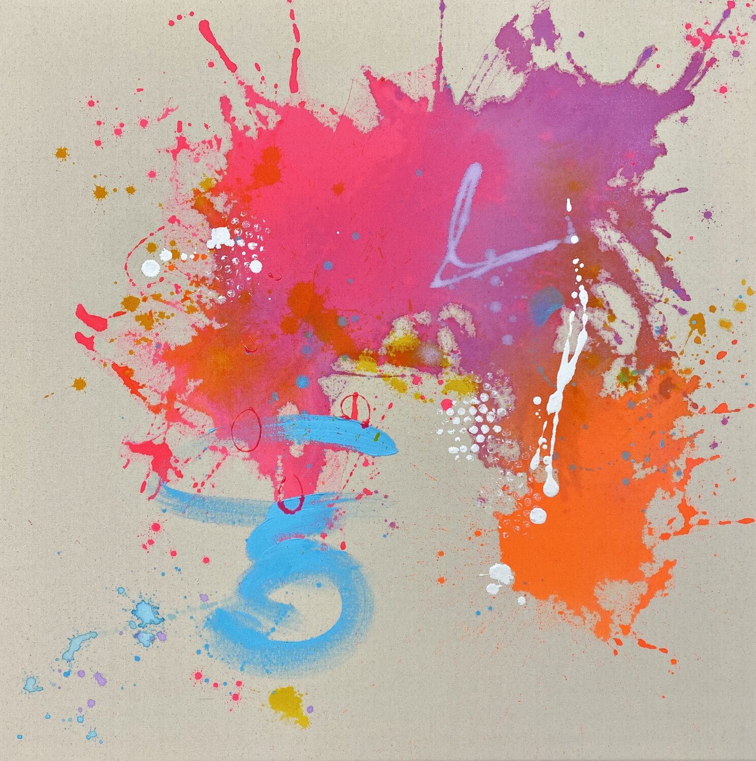 Happy Colors 248 Monika Starke Original painting for sale