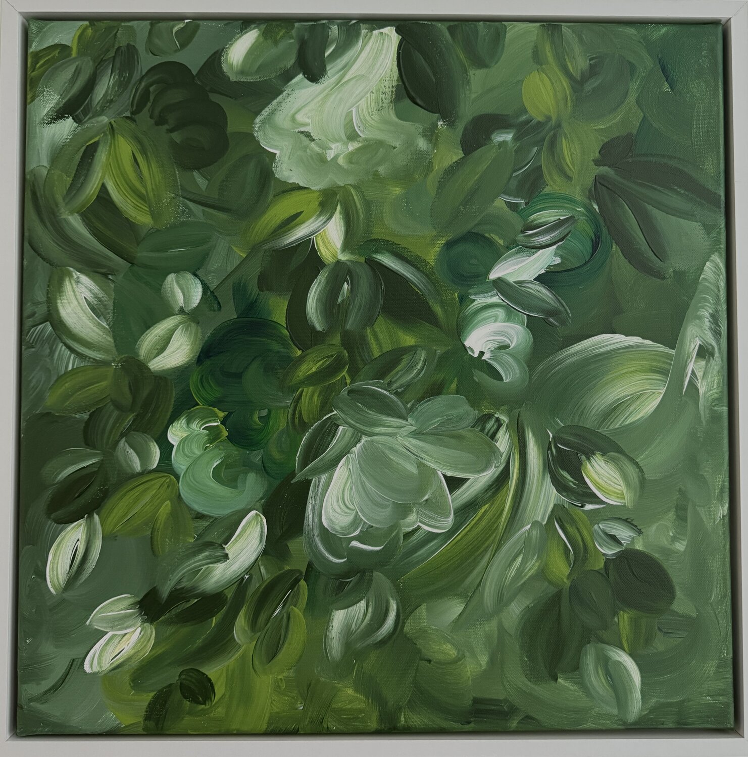 Green Leaves Whisper 4 Monika Starke Original painting for sale