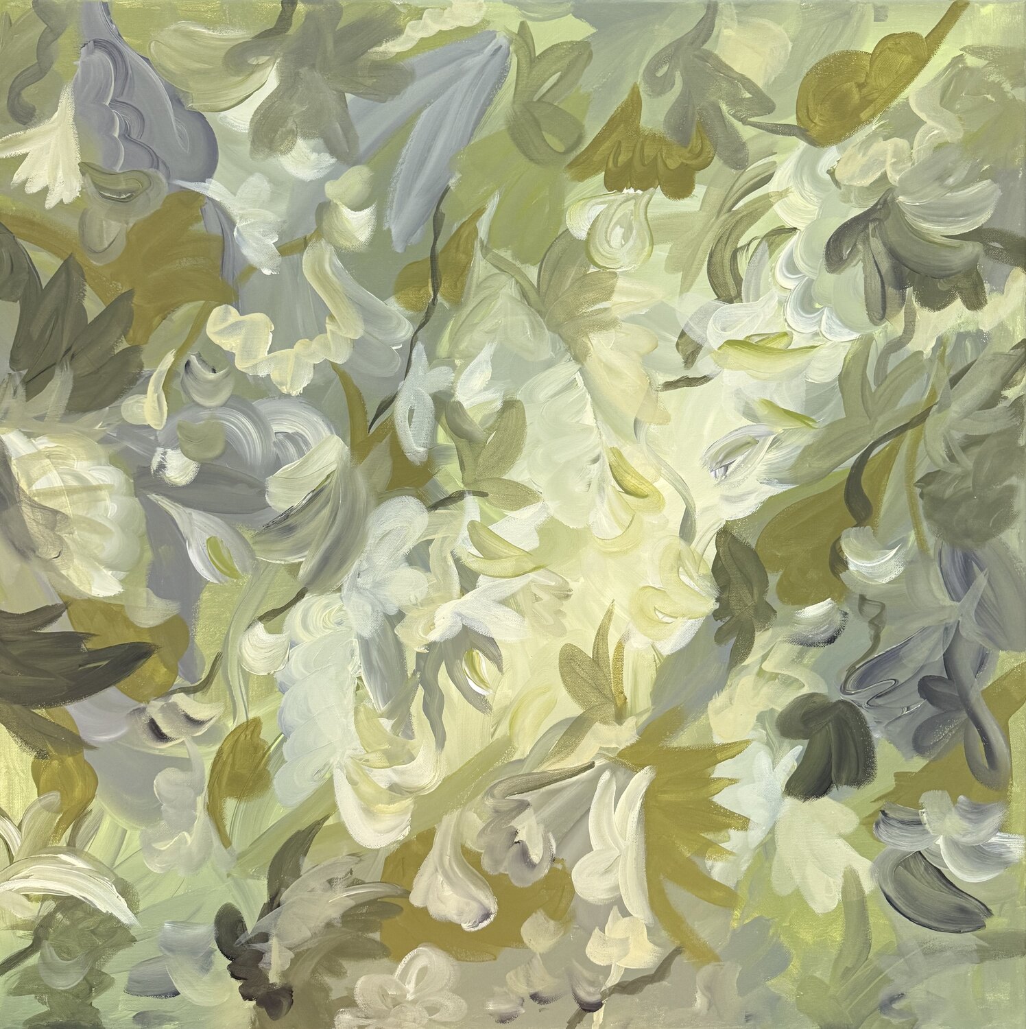 See the light in the jungle 258 Monika Starke Original painting for sale