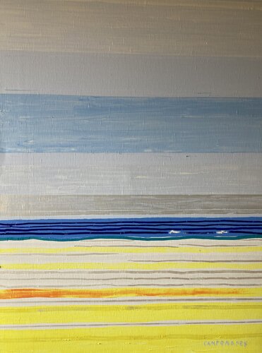 Mar azul Rey by Jose Ramon Campomanes, Painting for Sale on Select