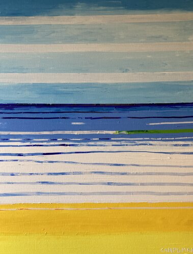 Horizonte azul ultramar by Jose Ramon Campomanes, Painting for Sale on Select