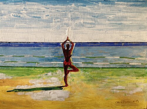 El yogui by Jose Ramon Campomanes, Painting for Sale on Select