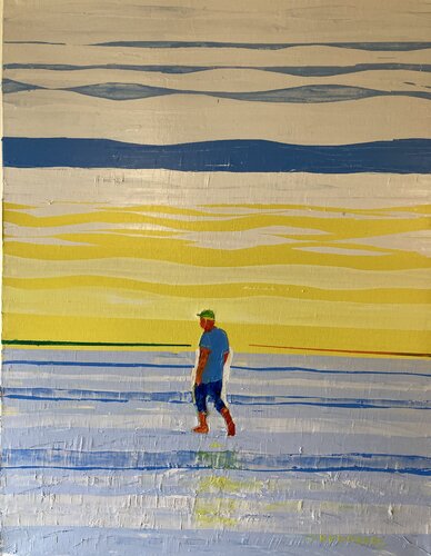 “ No mires atrás “ by Jose Ramon Campomanes, Painting for Sale on Select