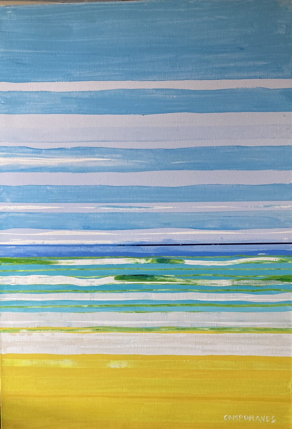 Junio 10:00 Jose Ramon Campomanes Original painting for sale