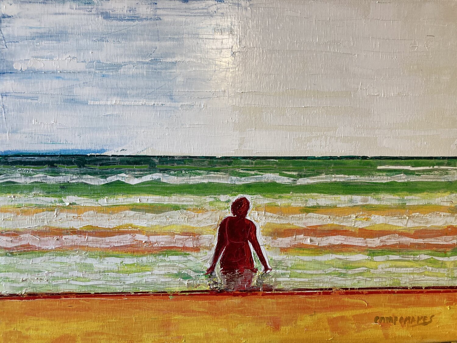 El baño Jose Ramon Campomanes Original painting for sale