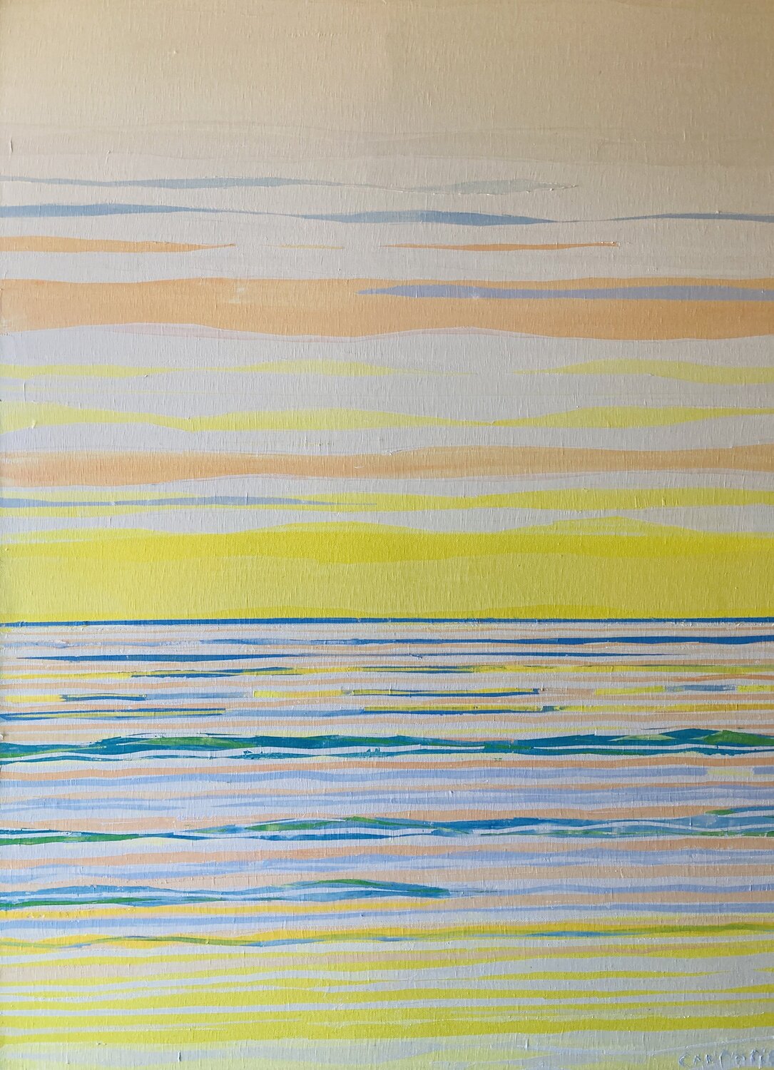 Ecos de Horizonte Jose Ramon Campomanes Original painting for sale