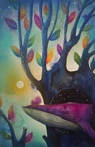Tree of Forgotten Dreams by Smirnova Evgenia, Painting for Sale on Select