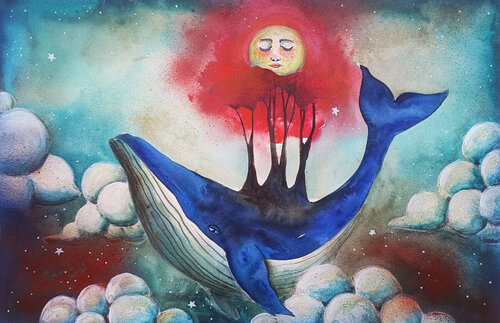 The Quiet Voyage by Smirnova Evgenia, Painting for Sale on Select