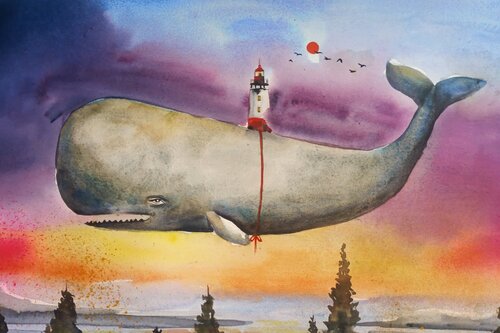 Guardian of the Sunset by Smirnova Evgenia, Painting for Sale on Select