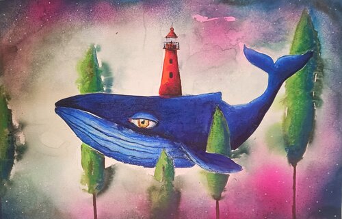 The Keeper of Light by Smirnova Evgenia, Painting for Sale on Select