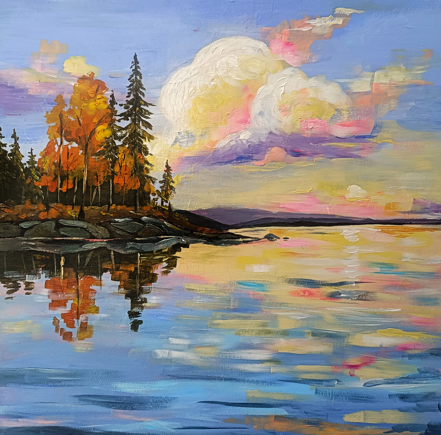 Quiet Waters Smirnova Evgenia Original painting for sale