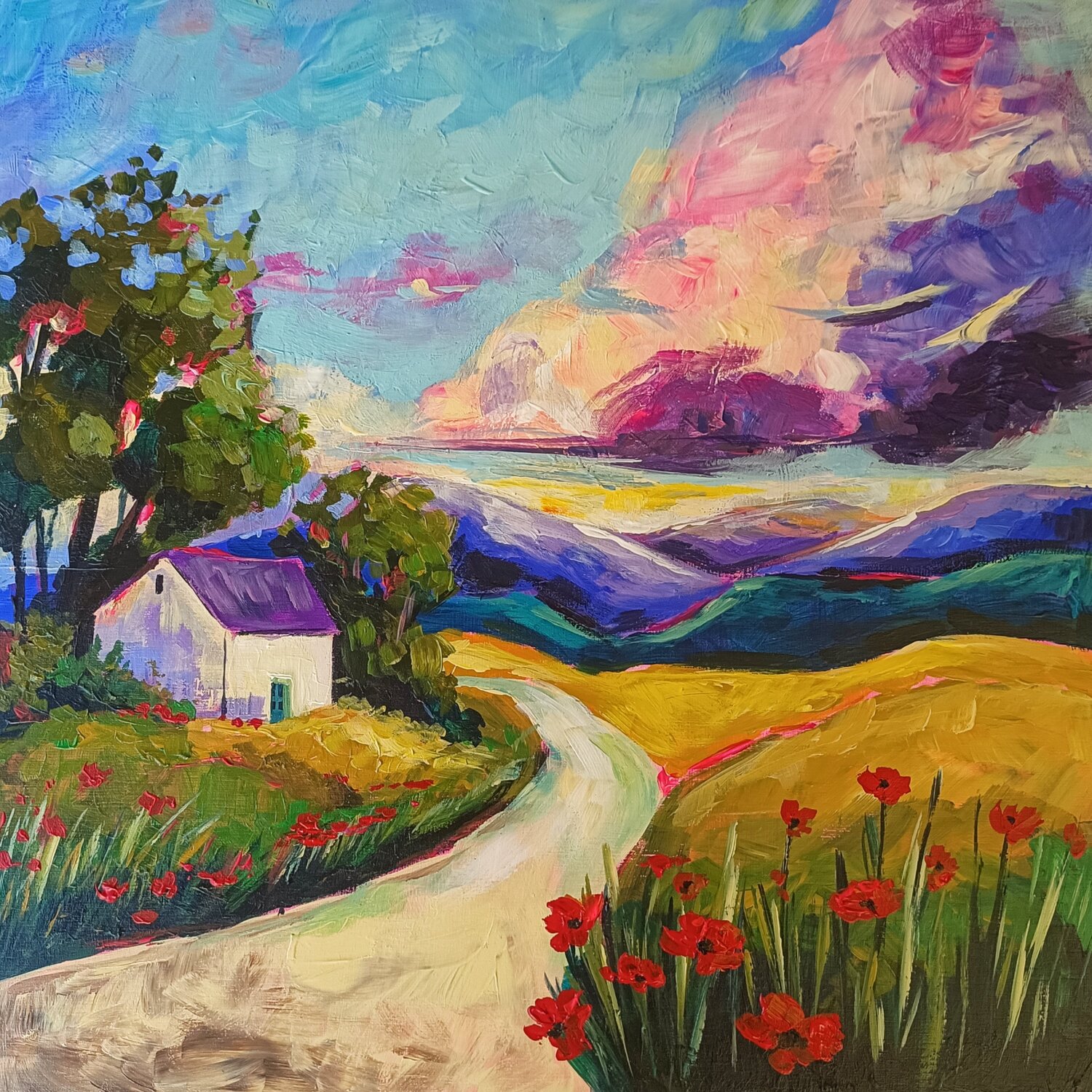 A Place to Return To Smirnova Evgenia Original painting for sale