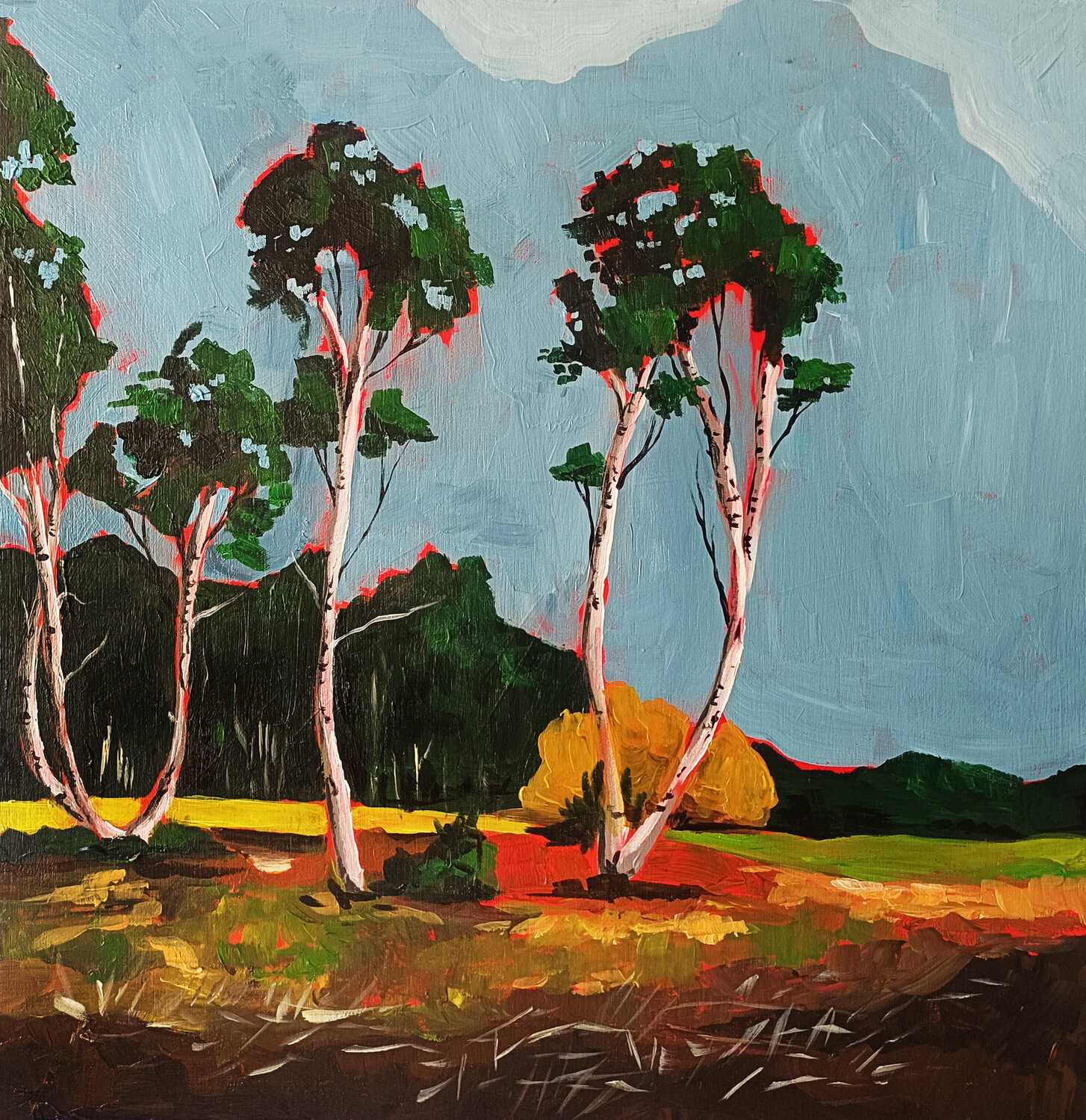The Last Warm Light Smirnova Evgenia Original painting for sale