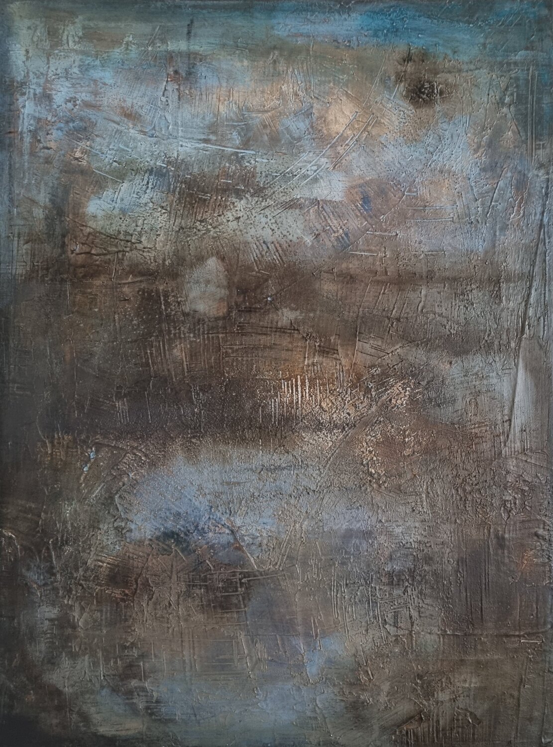 Stormy Skies Julia Analena Hollmann Original painting for sale