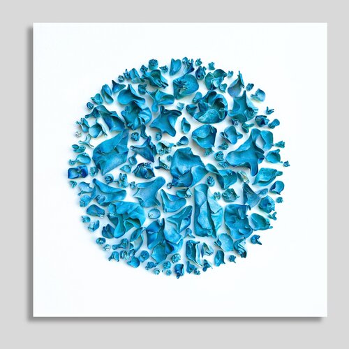 Connection, blue #28 by Natasha Kanevski, Sculpture for Sale on Select