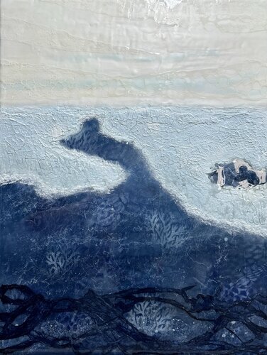 Antarktis by Brigitte Schmitz-Kirschbaum, Painting for Sale on Select
