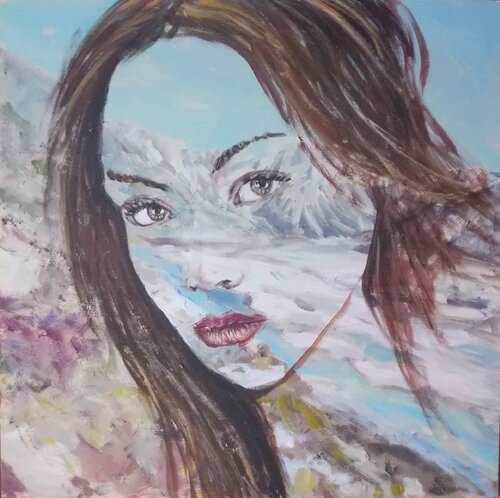 Il ghiacciaio si scioglie 9 by Daniele Bianco, Painting for Sale on Select
