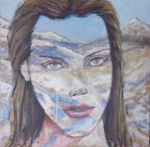 Il ghiacciaio si scioglie 5 by Daniele Bianco, Painting for Sale on Select