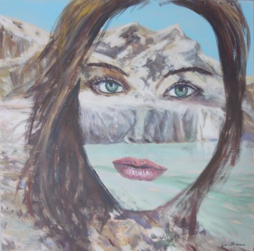 Il ghiacciaio si scioglie 4 by Daniele Bianco, Painting for Sale on Select