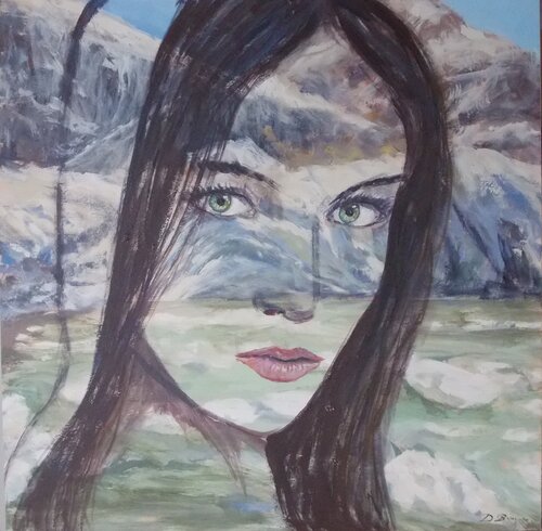 Il ghiacciaio si scioglie 6 by Daniele Bianco, Painting for Sale on Select