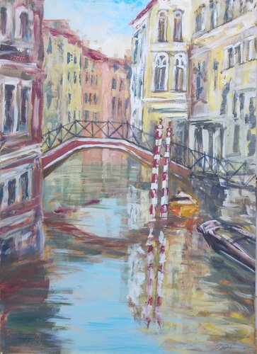 Riflessi veneziani by Daniele Bianco, Painting for Sale on Select