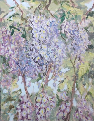 Glicine by Daniele Bianco, Painting for Sale on Select