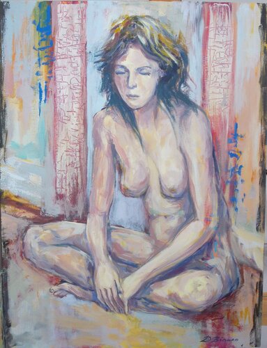 Modella by Daniele Bianco, Painting for Sale on Select