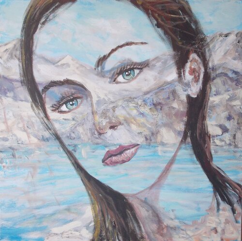 Il ghiacciaio si scioglie 10 by Daniele Bianco, Painting for Sale on Select