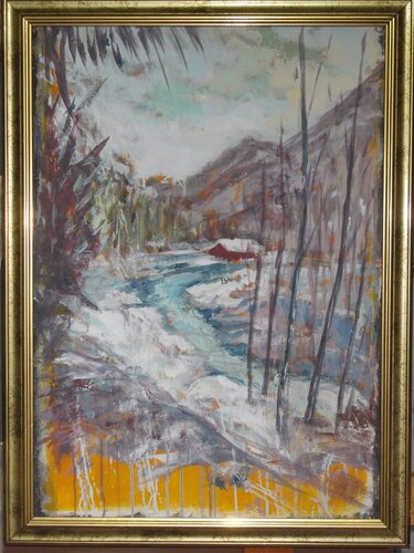 Prima neve by Daniele Bianco, Painting for Sale on Select