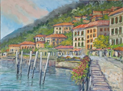 Sul lago di Como by Daniele Bianco, Painting for Sale on Select