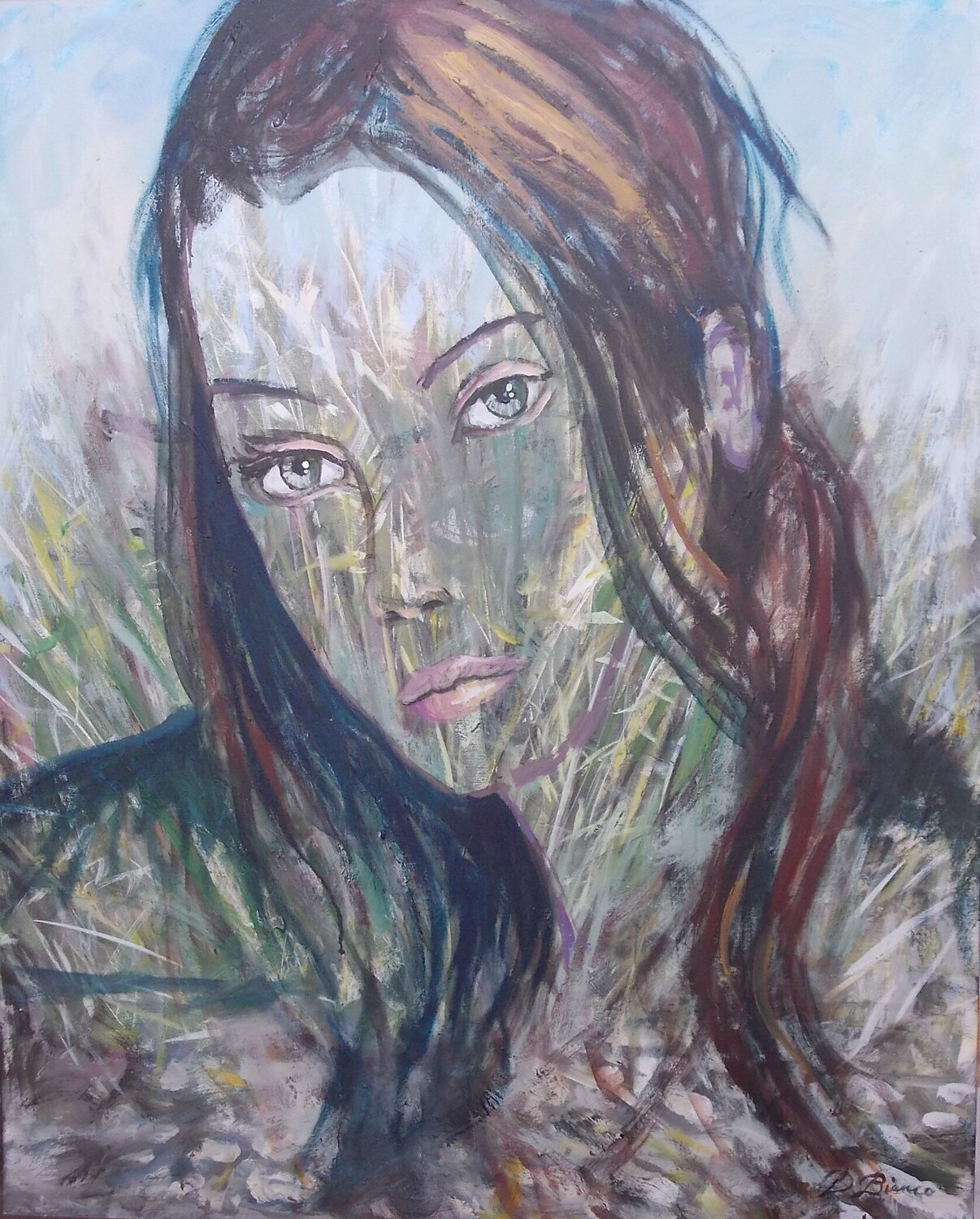 Madre Natura 12 Daniele Bianco Original painting for sale