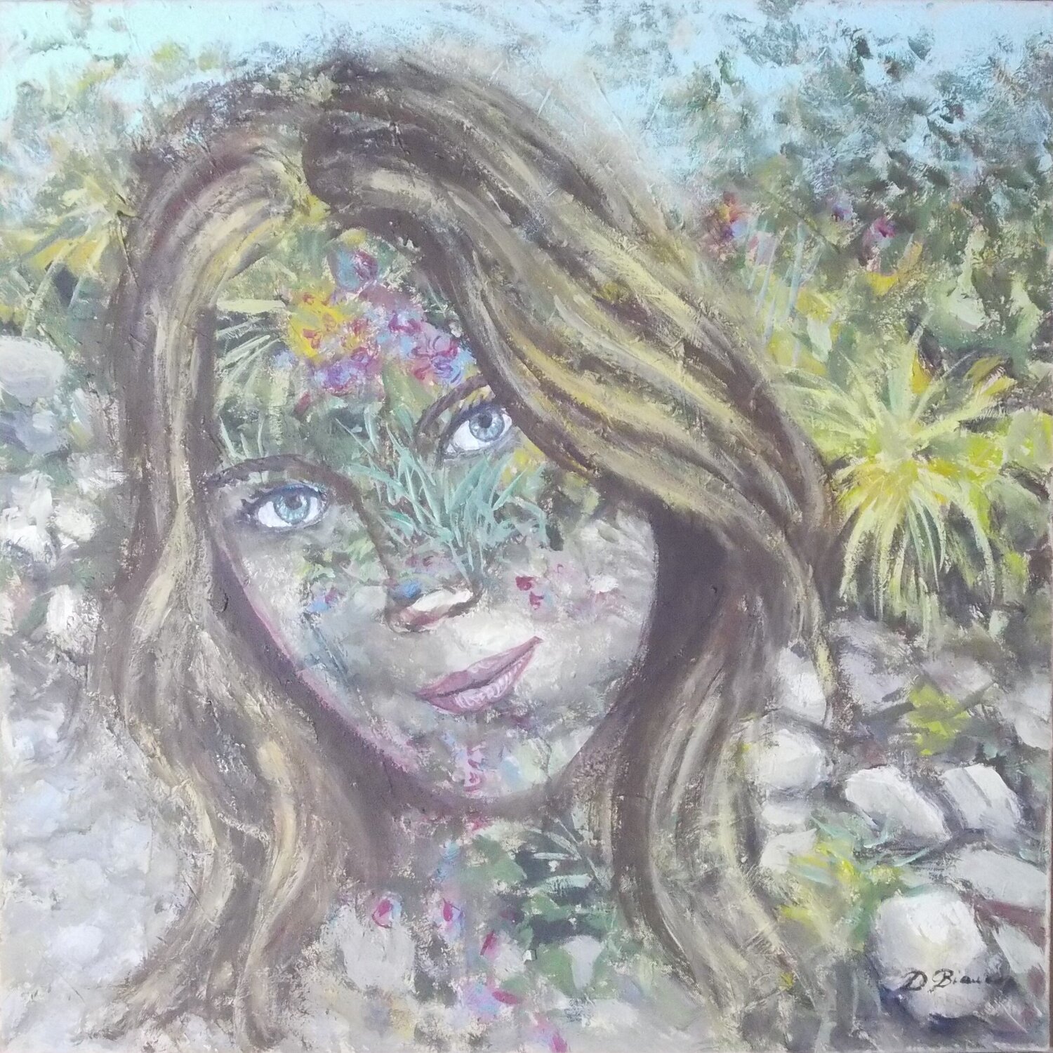 Madre Natura 7 Daniele Bianco Original painting for sale