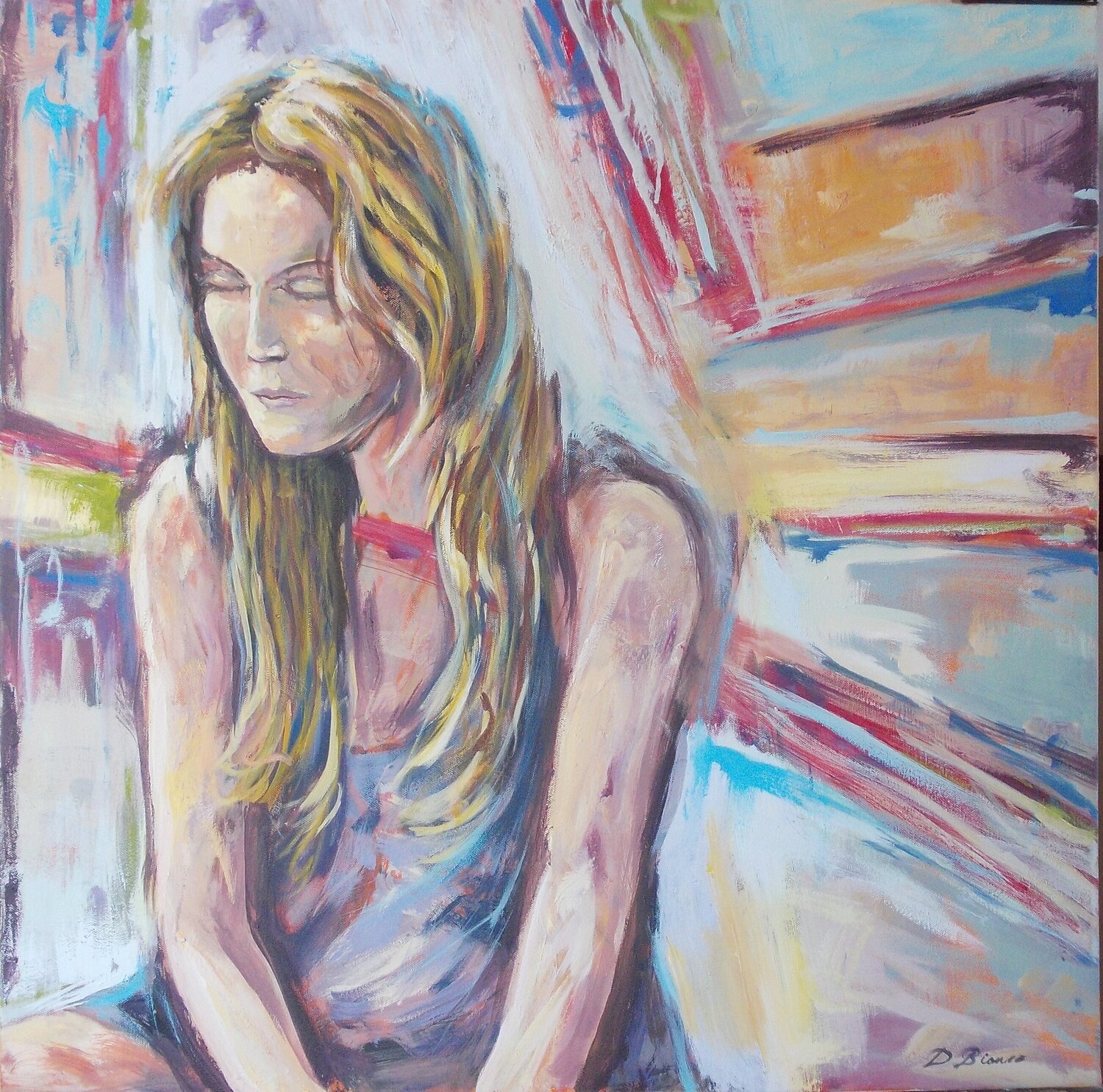 Pensierosa Daniele Bianco Original painting for sale