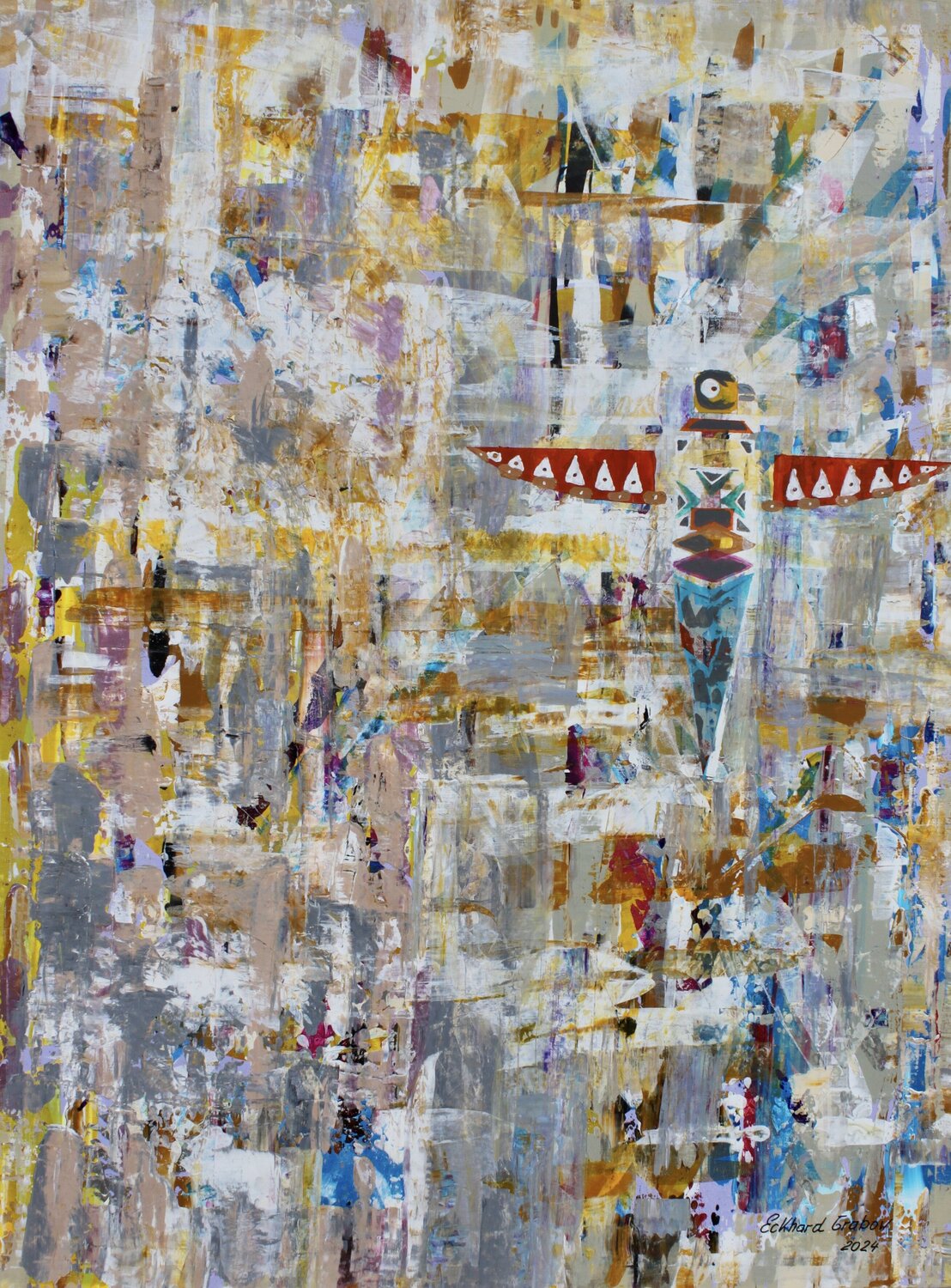 wächter über die Wahrheit Eckhard Grabow Original painting for sale