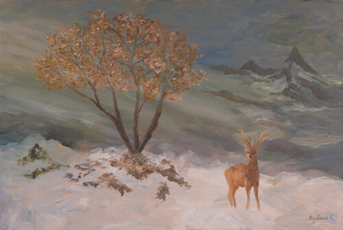 Regal Soul by Richard Chiang, Painting for Sale on Select