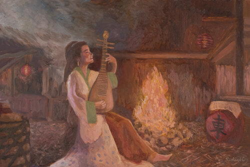 Jaunty Tune from the East by Richard Chiang, Painting for Sale on Select