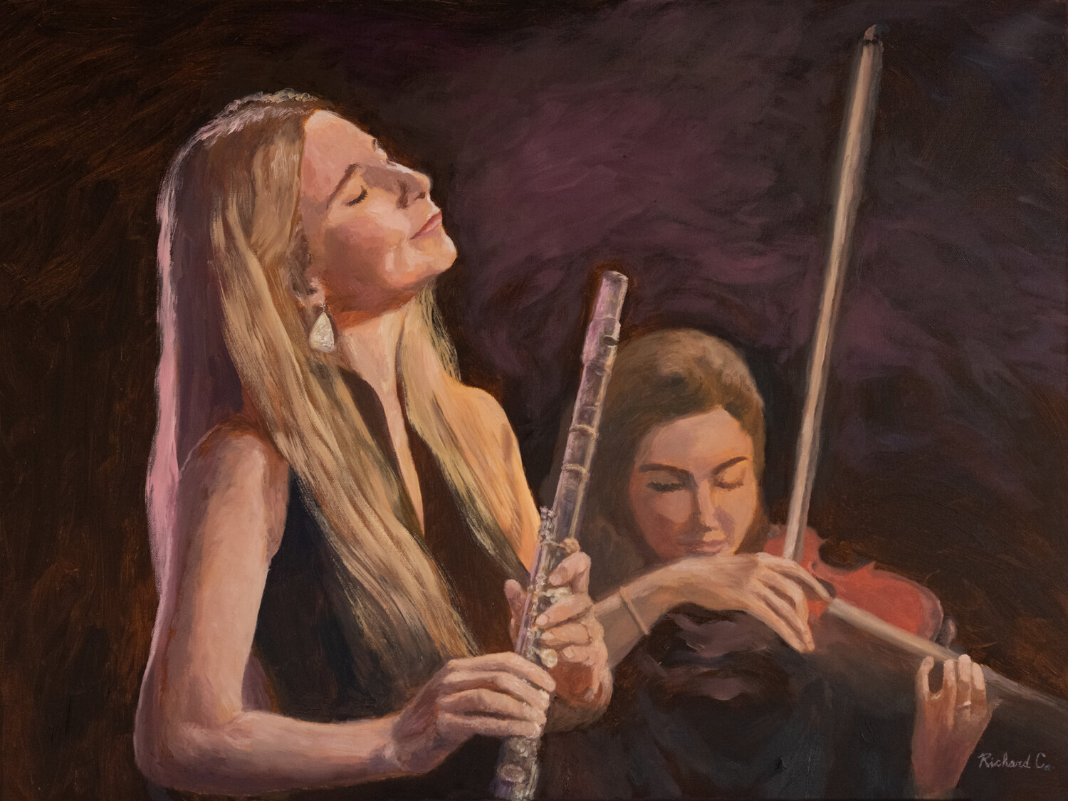 Enrapturing Richard Chiang Original painting for sale