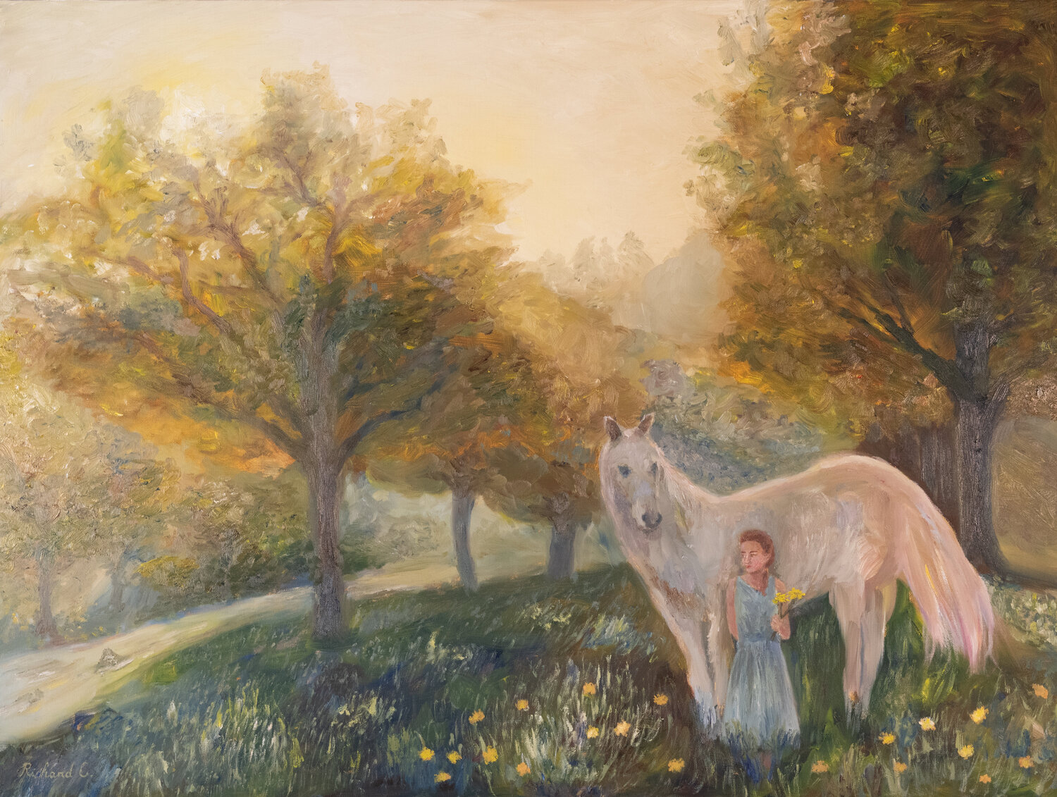 Eternal Bond Richard Chiang Original painting for sale