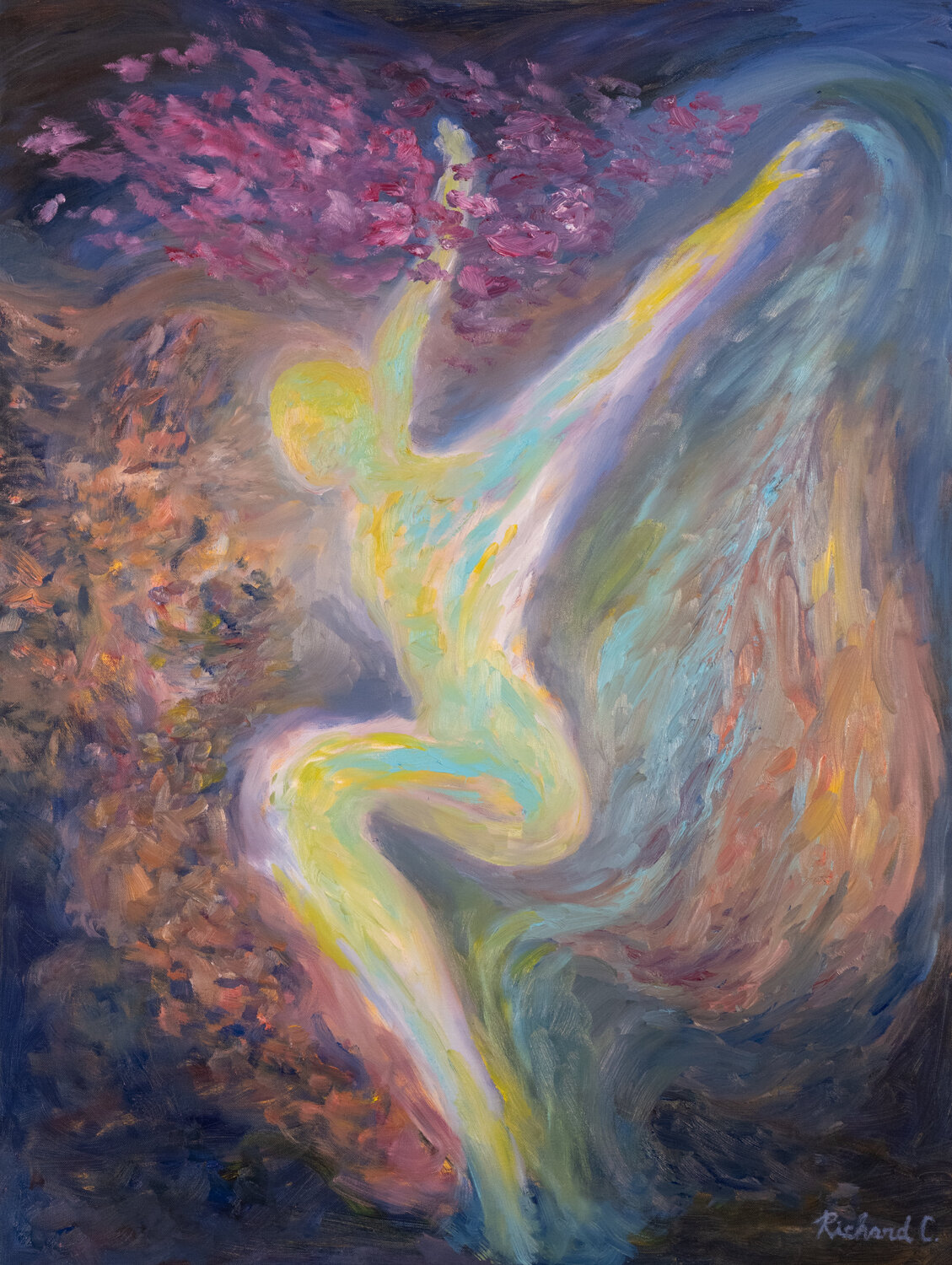 Elemental Rhapsody Richard Chiang Original painting for sale