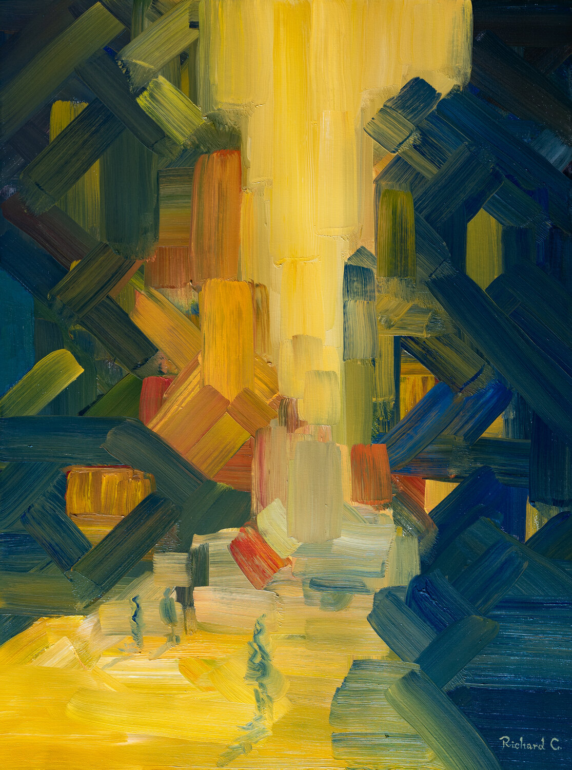 Time and Tide Richard Chiang Original painting for sale