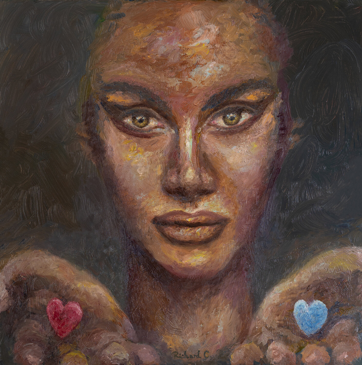 The Choice Richard Chiang Original painting for sale